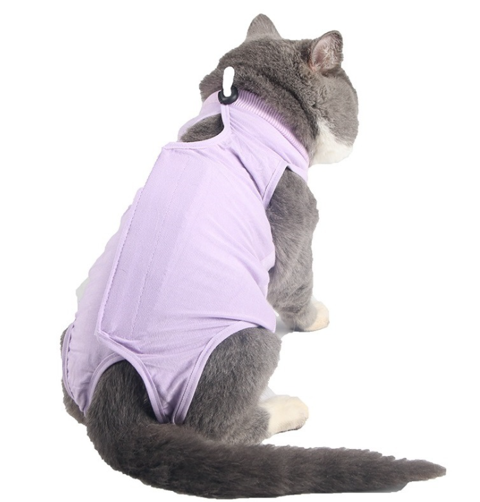 Cat Surgery Recovery Suit Anti Pet Licking Wounds Clothes