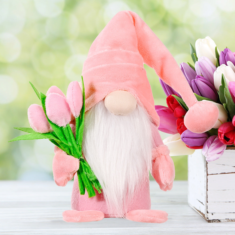 New Tulip Mother's Day doll gift home window decoration