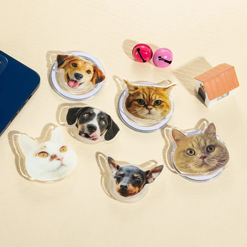 Custom Pet Photo Phone Grip (Adhesive)