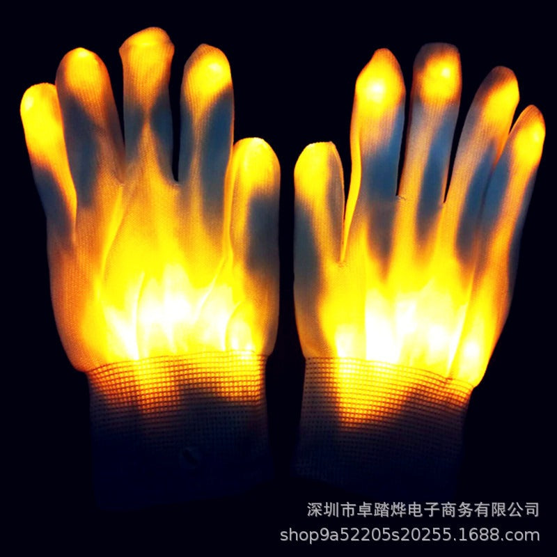 LED Rainbow Gloves