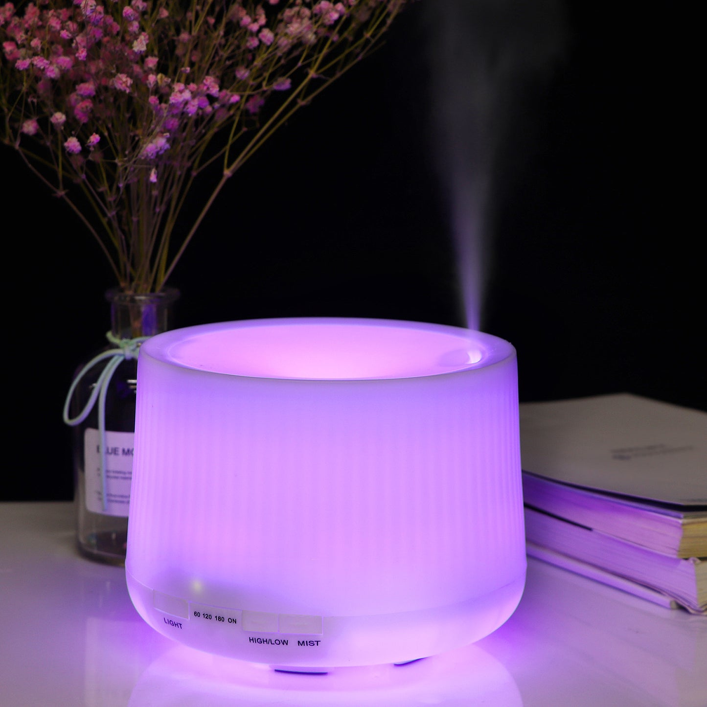 Large LED Round Light Humidifier