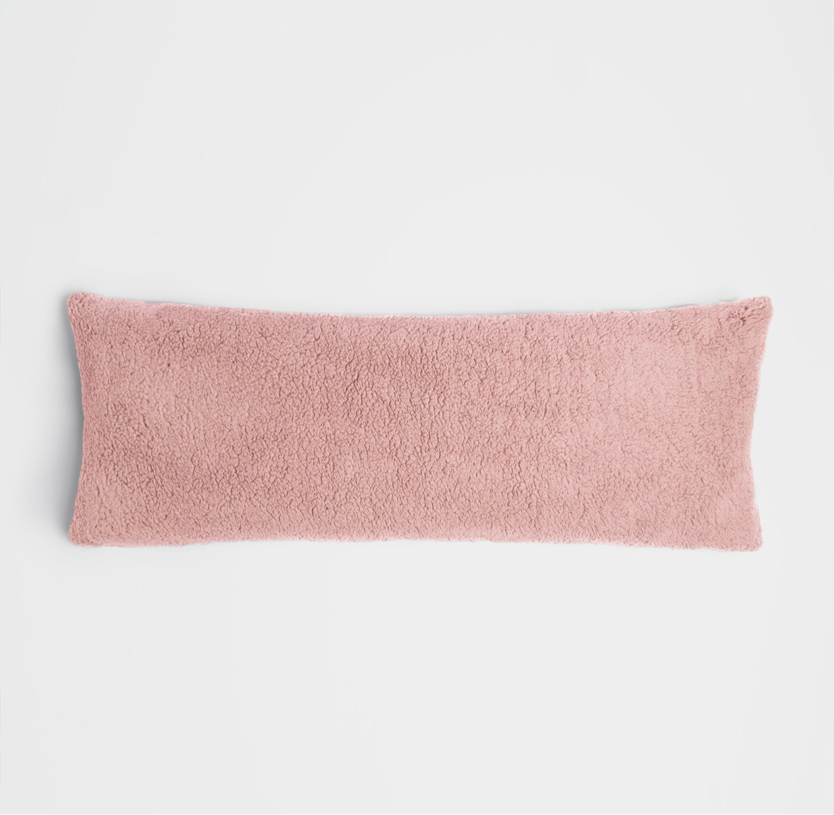 Teddy Bolster Pillow - Blush