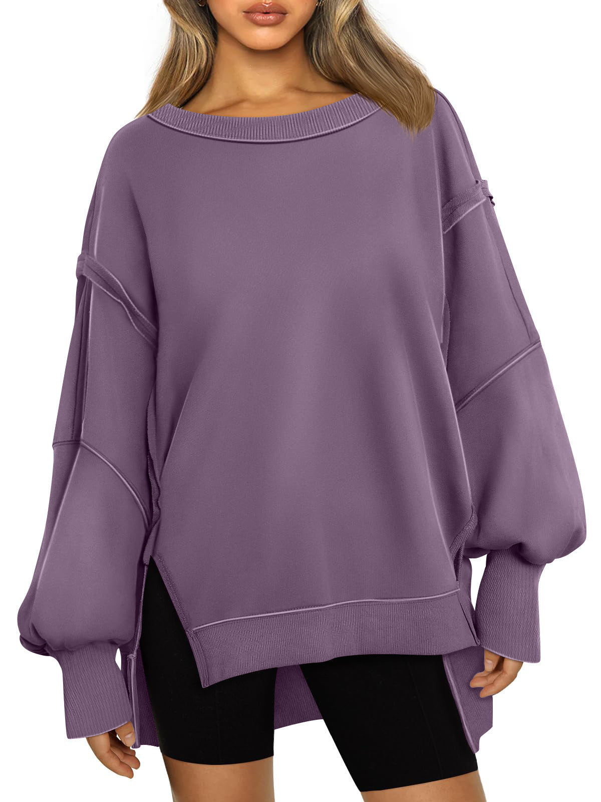 Women's Hooded Fashion Round-neck Sweater