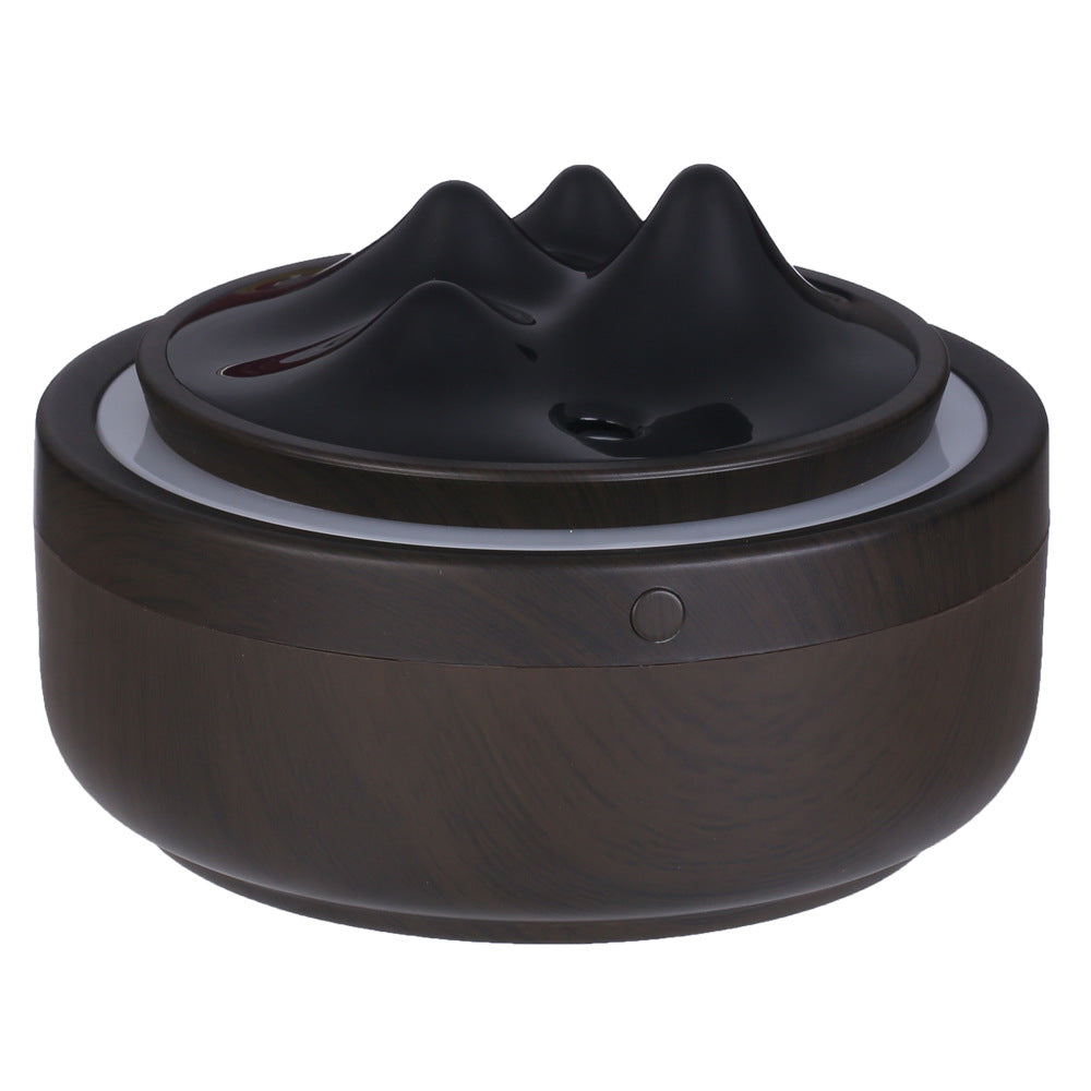 Wood Grain Mountain Light Humidifier