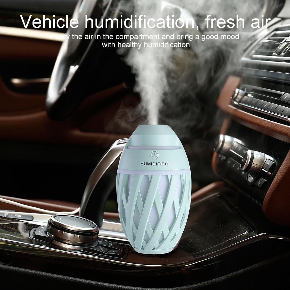 LED Light Twisted Mini Humidifier