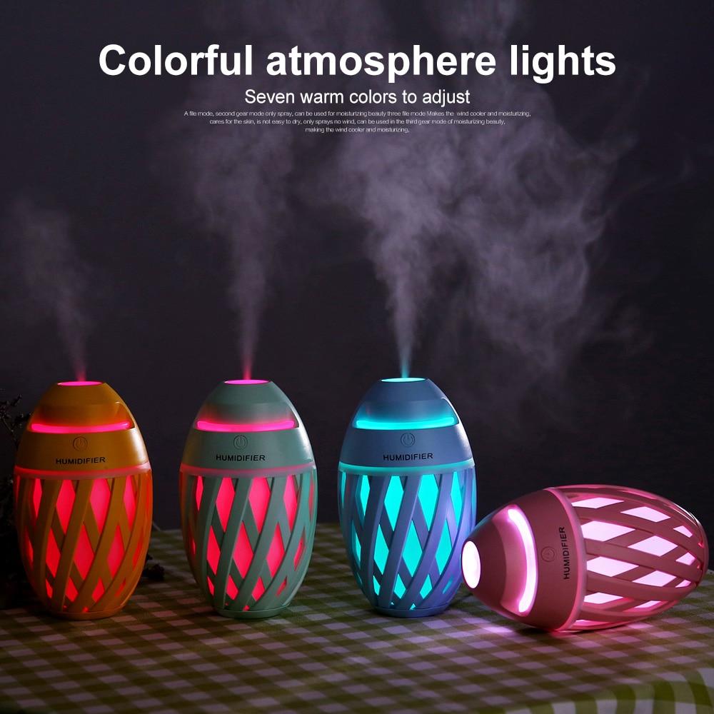 LED Light Twisted Mini Humidifier