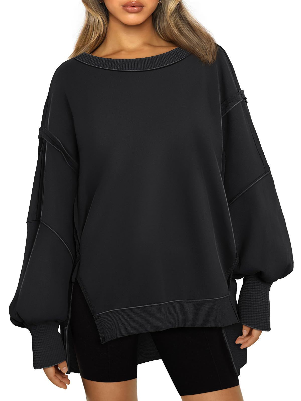 Women's Hooded Fashion Round-neck Sweater