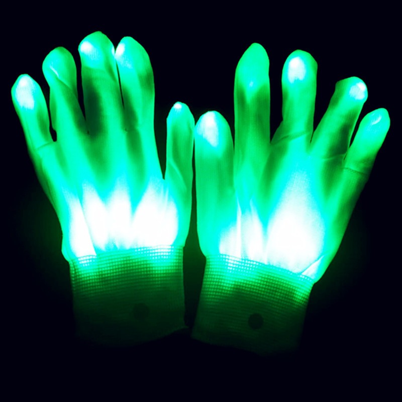 LED Rainbow Gloves