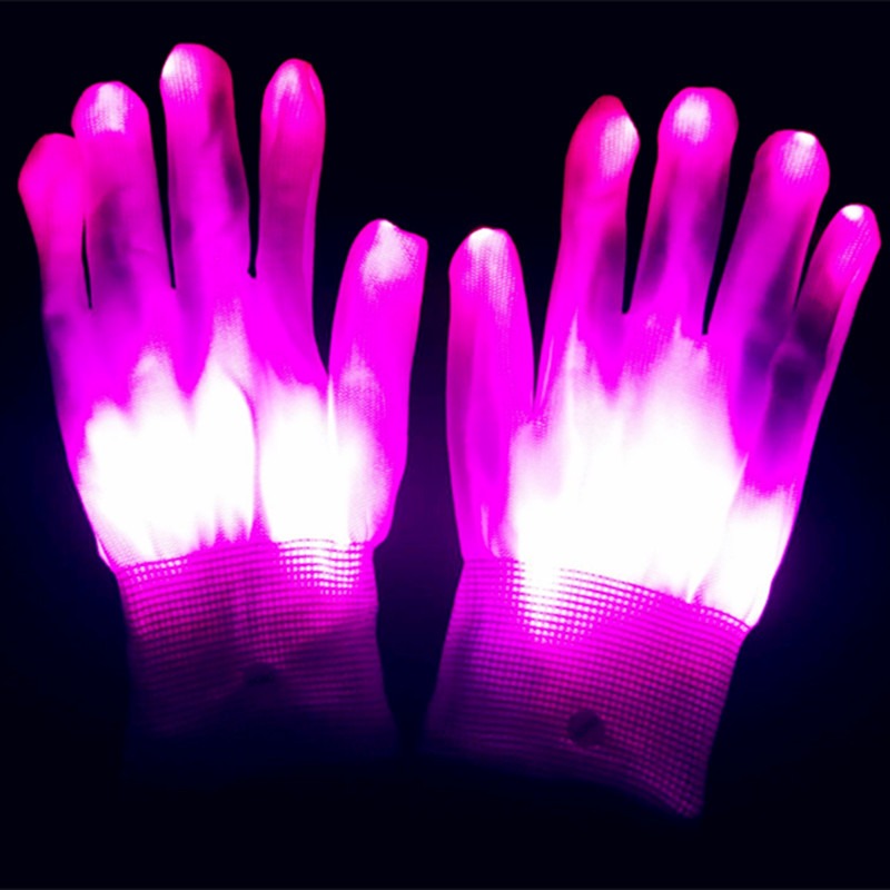 LED Rainbow Gloves