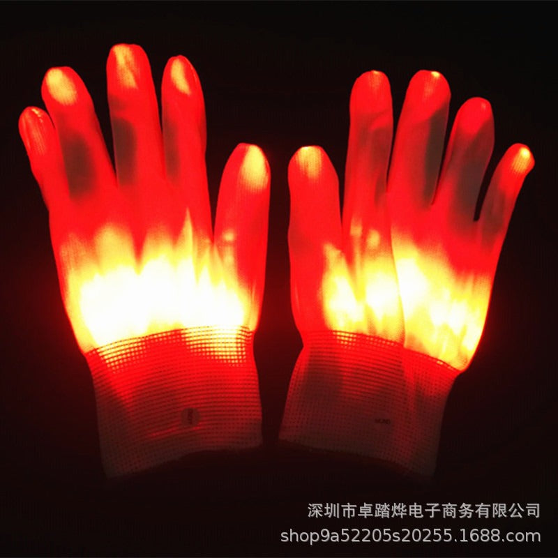 LED Rainbow Gloves