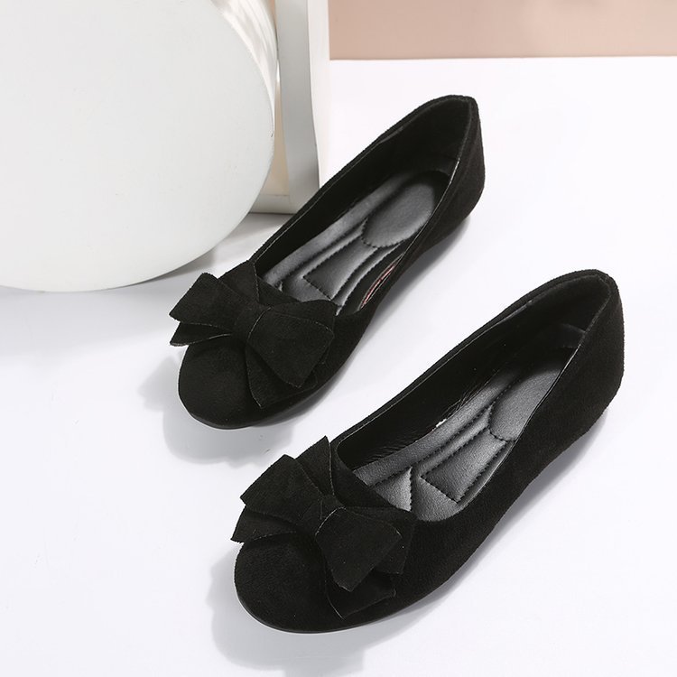 Fashion Bowknot Flats Shoes Casual Round Toe Loafers Cozy Shoes For Women