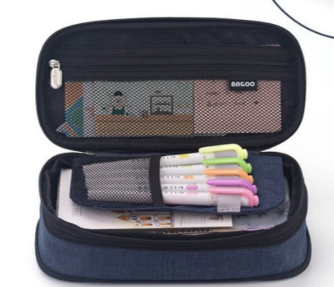 Large Canvas Pencil Case