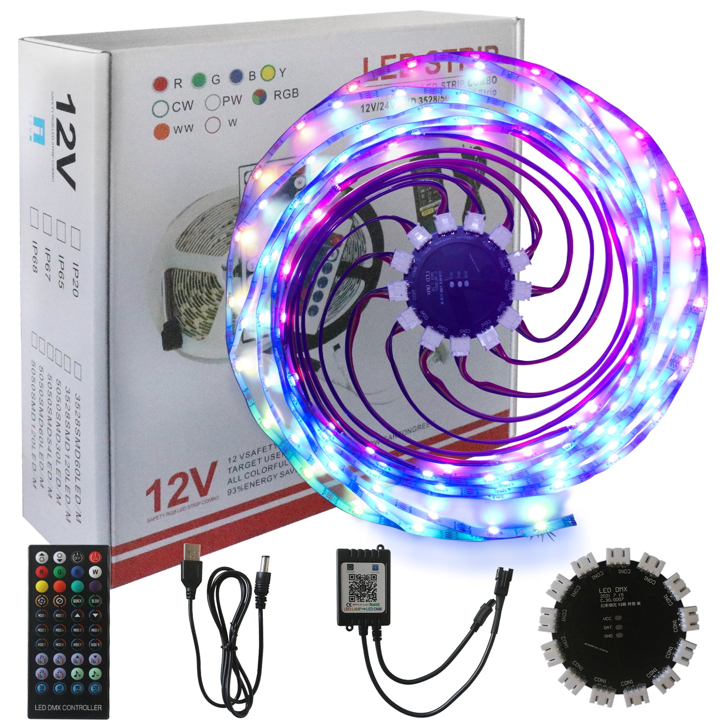 LED Atmosphere Firework Rhythm Light