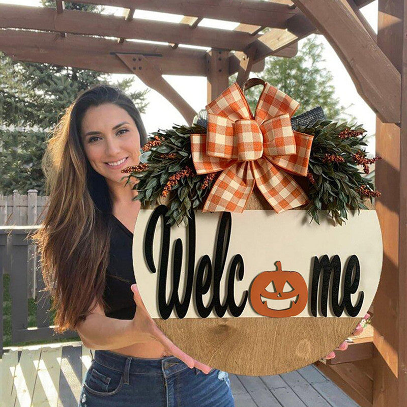 Autumn Welcome Sign