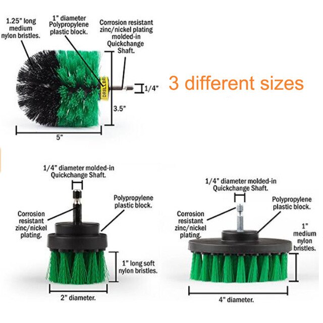 Power Scrubber Brush Set