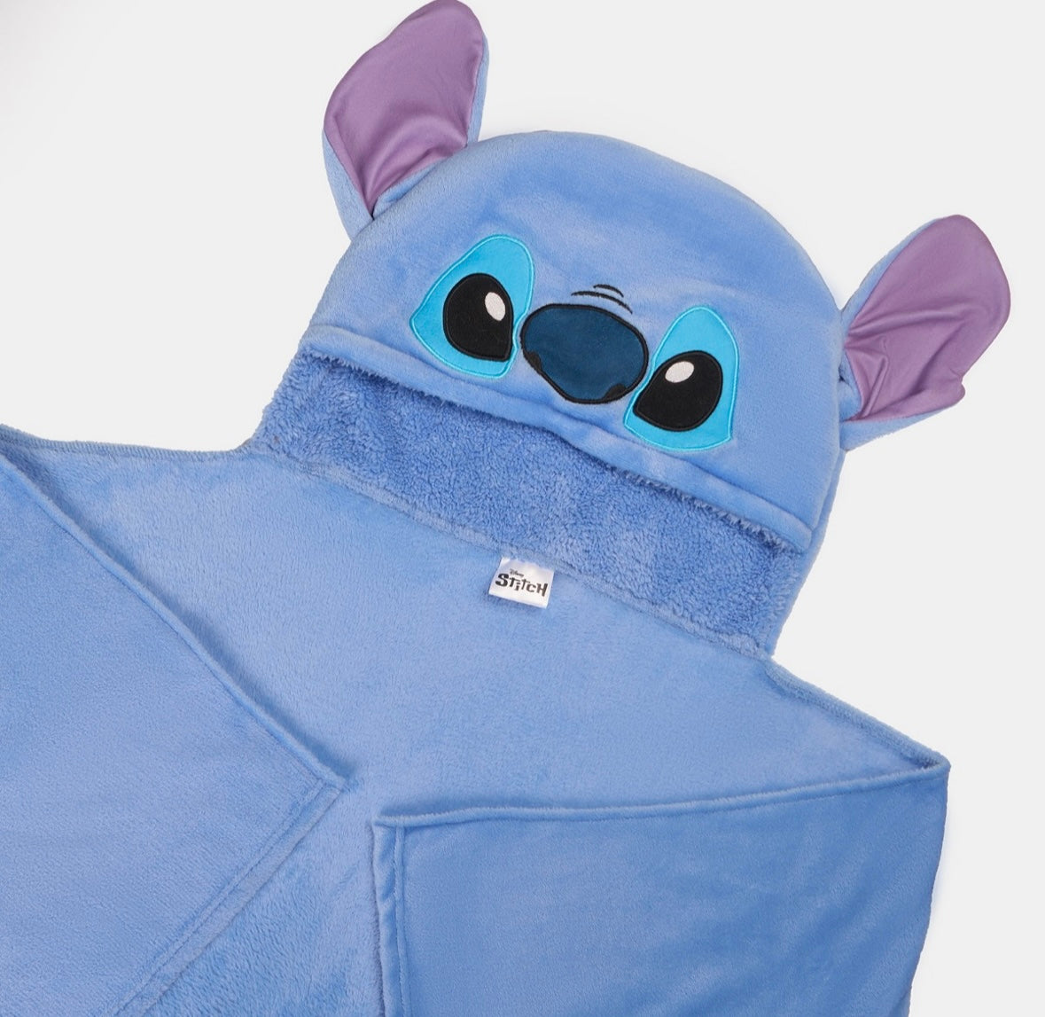 Kids Stitch Hooded Throw Blanket - Blue