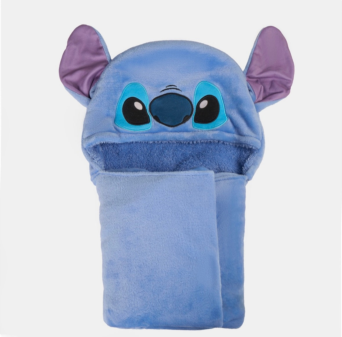 Kids Stitch Hooded Throw Blanket - Blue