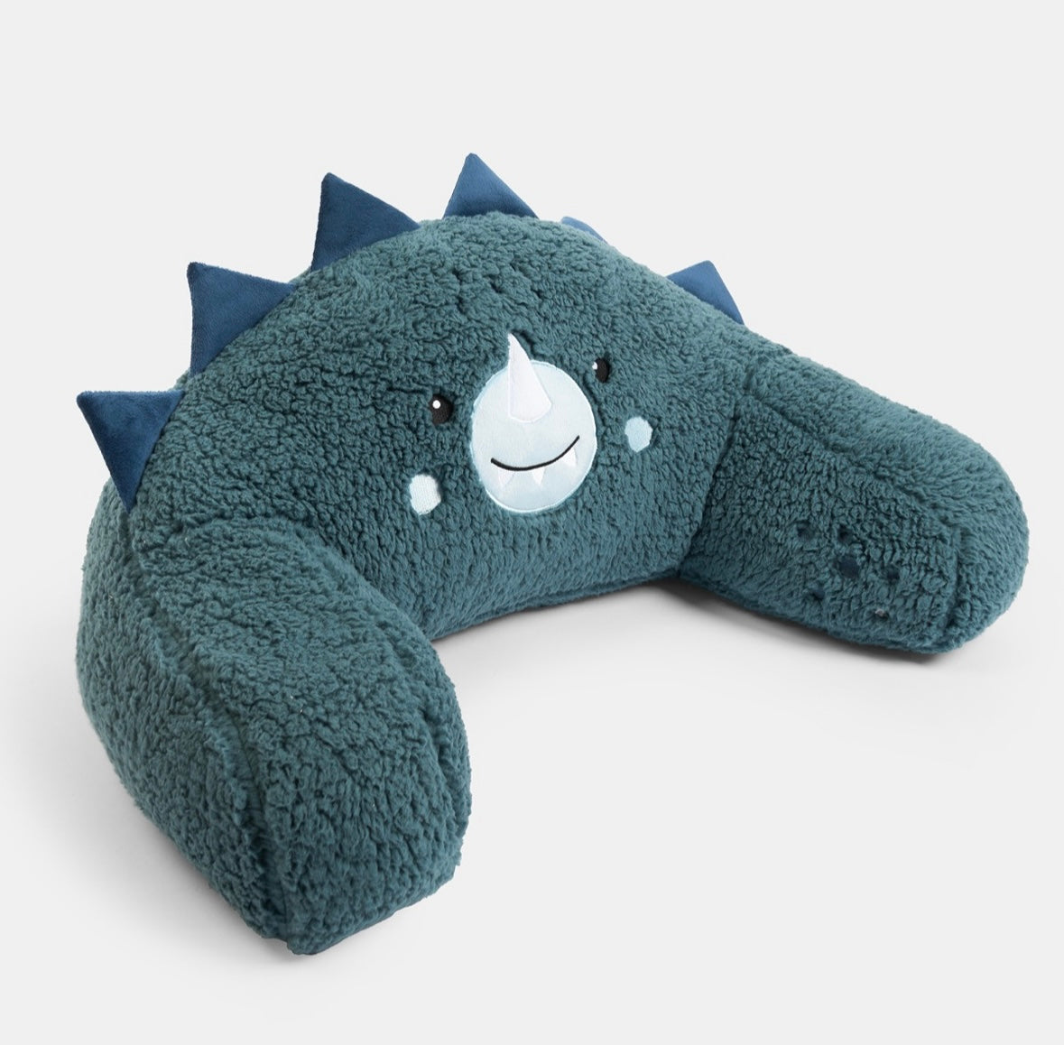 Kids Dinosaur Character Cuddle Cushion - Blue