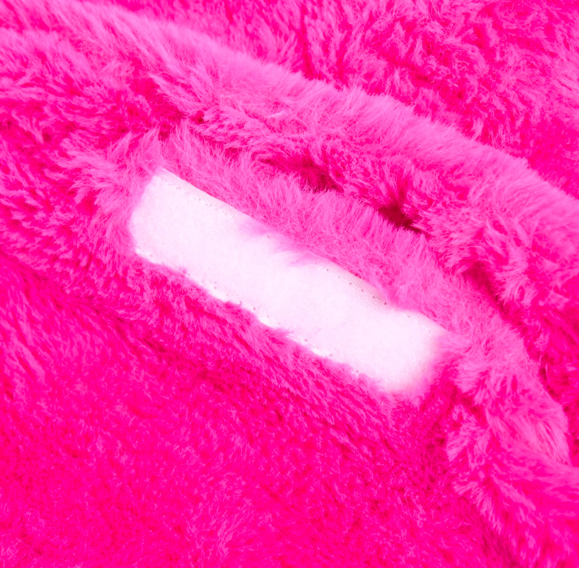 Faux Fur Heart Shaped Hot Water Bottle - Fuchsia