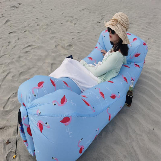 Inflatable Sofa Lounger Lazy Air Bed Sack for Camping