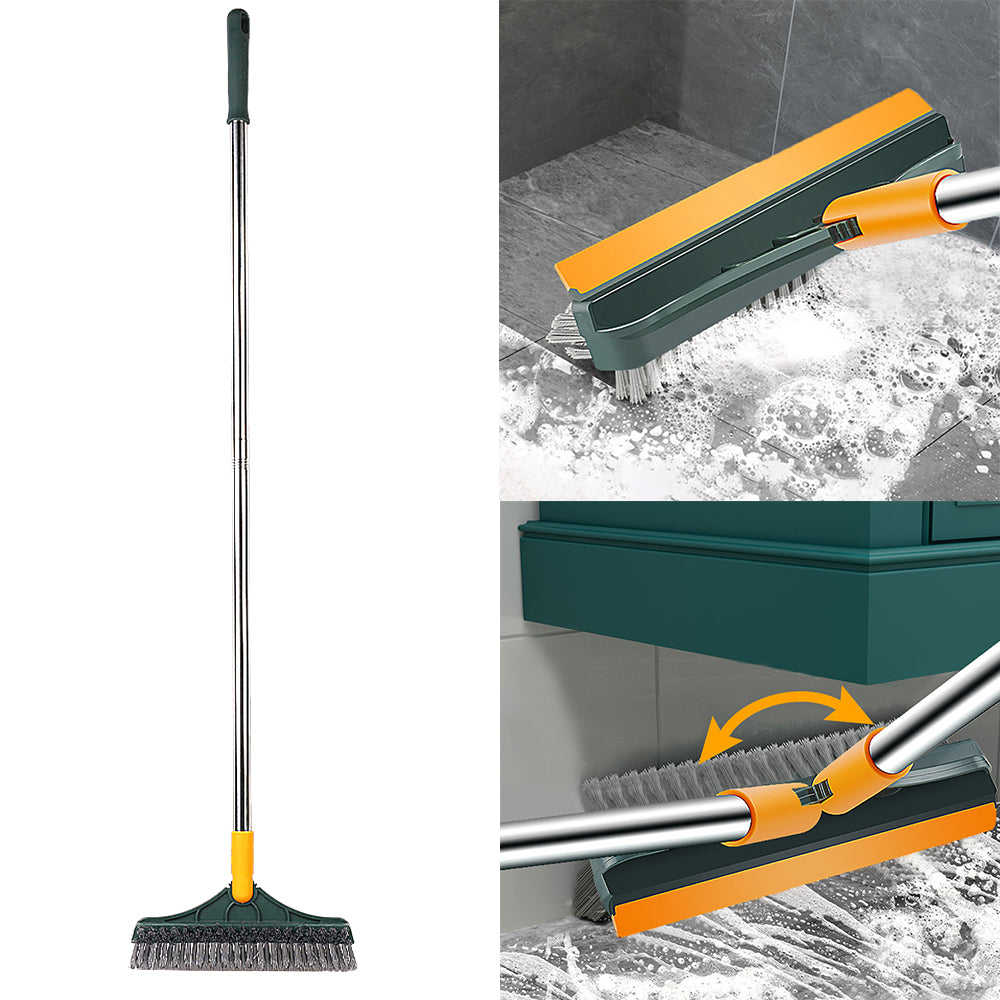 3 in 1 Floor Scrub Brush Squeegee Mop