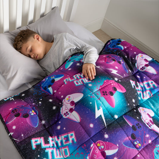 Reversible Gaming Weighted Blanket