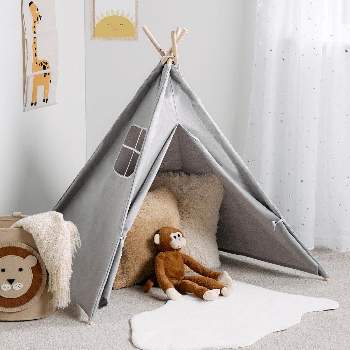 Kids foldable teepee