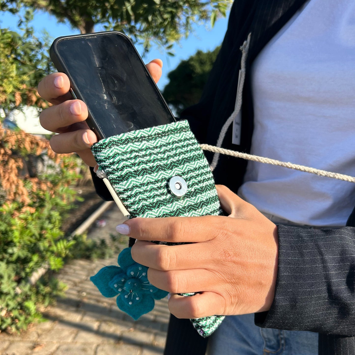 Handmade Phone Holder Bags