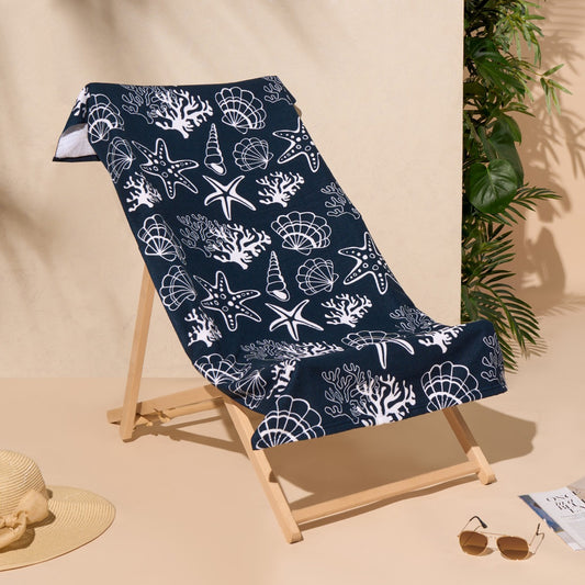 Sea Print Beach Towel