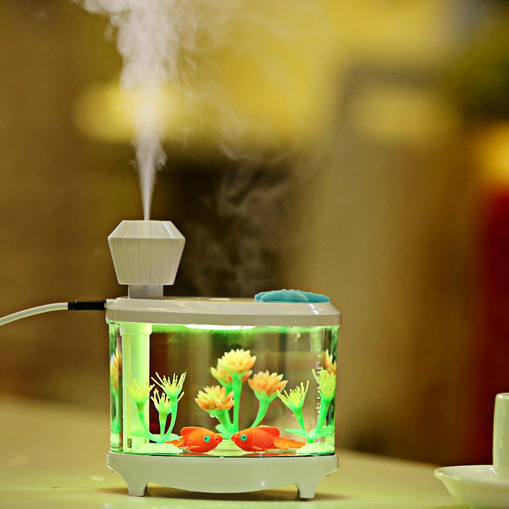 Fish Tank Aroma Diffuser With LED Lights