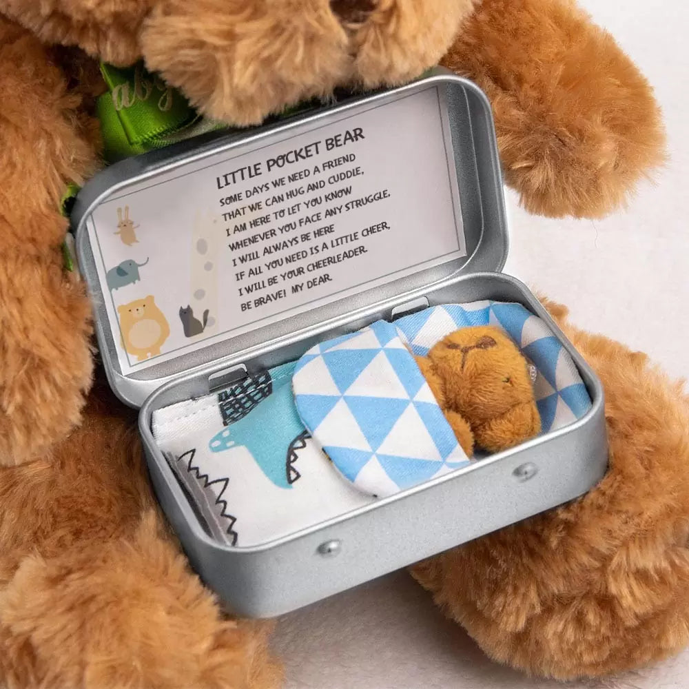 Personalised Worry Bear In A Box